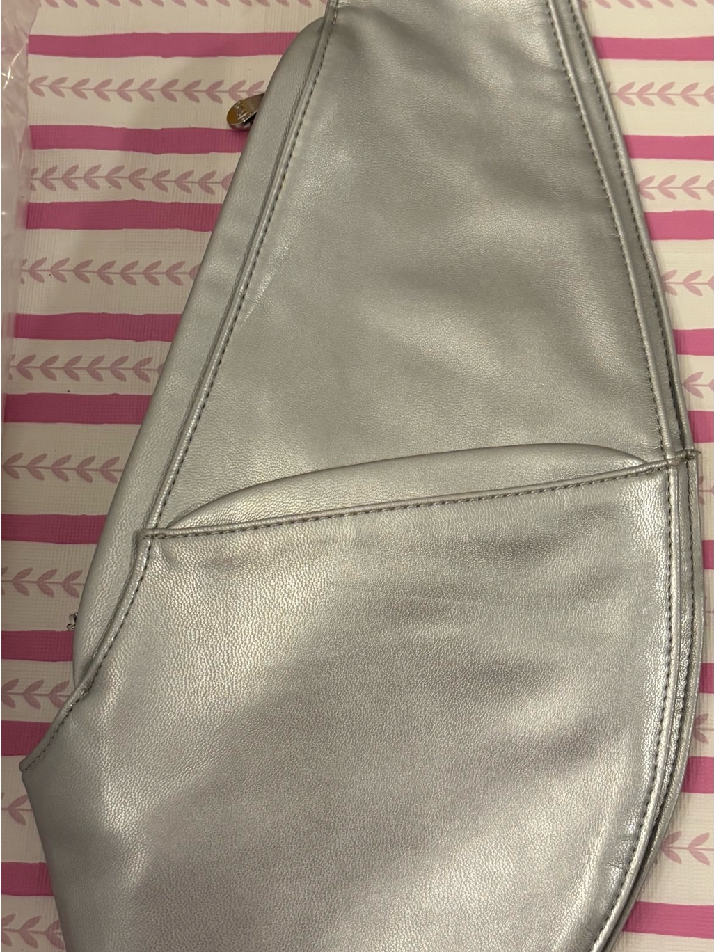 The Sash Bag In Silver — image 3 of 5